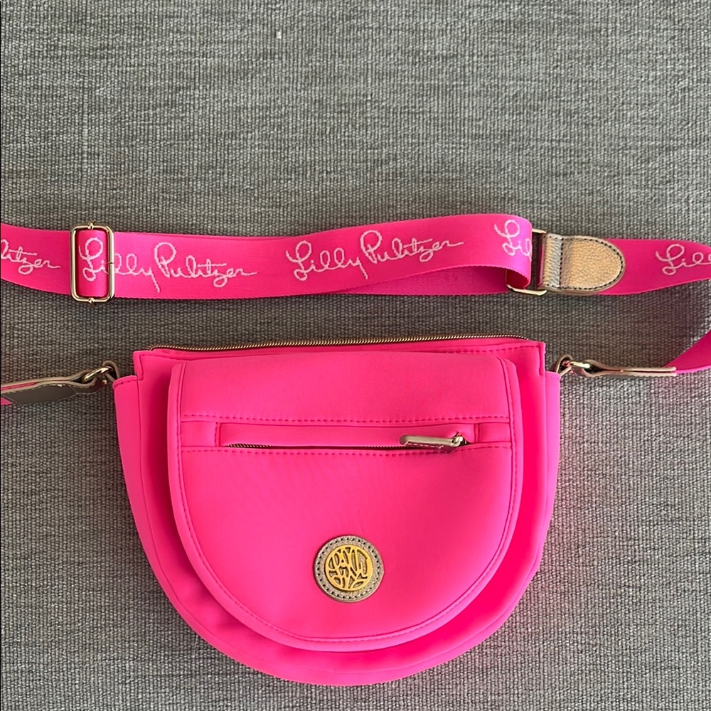 Lilly Pulitzer Neon Pink Crossbody Bag